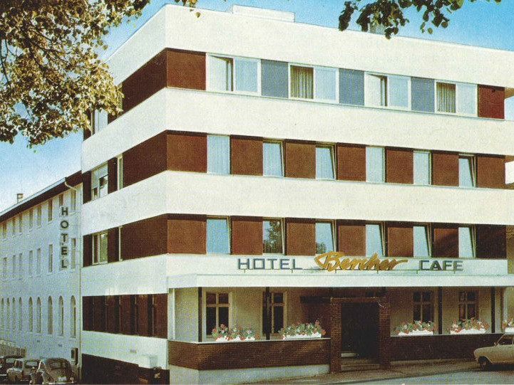 Hotel Bercher nach dem Umbau im Jahr 1968.