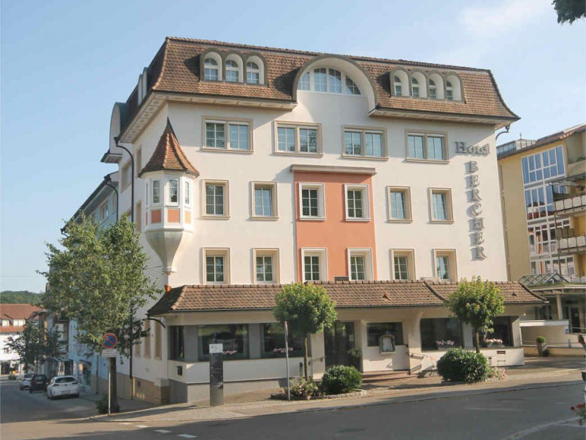 Außenansicht des Hotels Bercher in Waldshut-Tiengen im Südschwarzwald