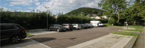 Kostenfreie Parkplätze direkt am Hotel Bercher in Waldshut-Tiengen