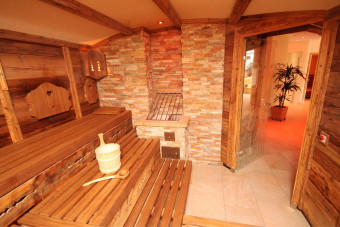 Finnische Sauna im Wellnessbereich des Hotel Bercher in Waldshut-Tiengen