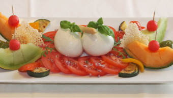 Burrata mit Melone