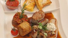 Grillteller mit Mais