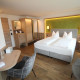 Modernes Doppelzimmer Alpin im Hotel Bercher in Waldshut-Tiengen im Südschwarzwald