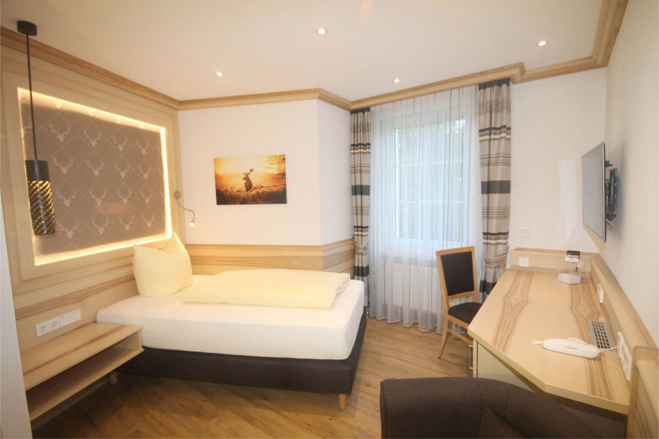 Business Einzelzimmer 204 im Hotel Bercher in Waldshut-Tiengen.